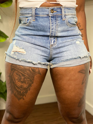 Light Denim Shorts